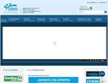 Tablet Screenshot of cooperativasanitas.com